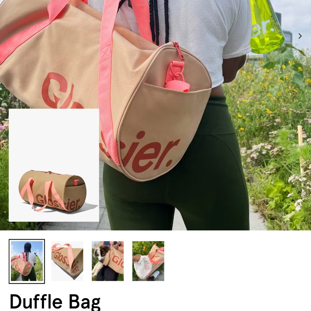 GLOSSIER DUFFLE BAG